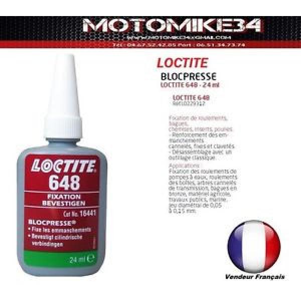 LOCTITE Glue ROLLING BLOCK PRESS Fixed bearings 648 24 ml car / moto #5 image