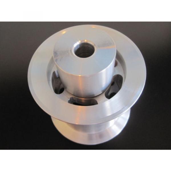 New Billet aluminum 3&#034; Idler Pulley dual bearing dragster funny car blower #4 image