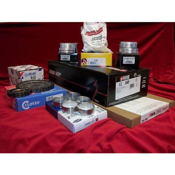 Chevy Car* 305/5.0/5.0L Engine Kit Pistons+Rings+Bearings+Timing+Gaskets 87-93 #3 image