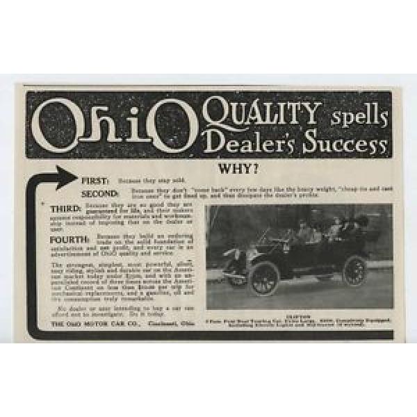 1912 Ohio Clifton Cincinnati OH Automobile Magazine Ad FS Ball Bearings ma8617 #5 image