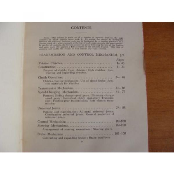 Old AUTOMOBILE TRANSMISSION / LUBRICATION / TIRE Book 1924 CLUTCH BEARING GREASE #4 image