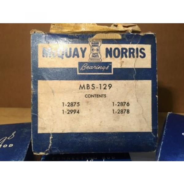 McQuay-Norris Main Bearing set MBS-129 Vintage Car Parts complete Set NOS #2 image