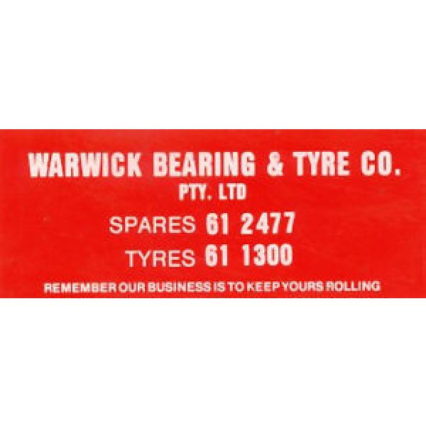 Original Sticker: &#034;Warwick Bearing &amp; Tyre Co.&#034; #5 image