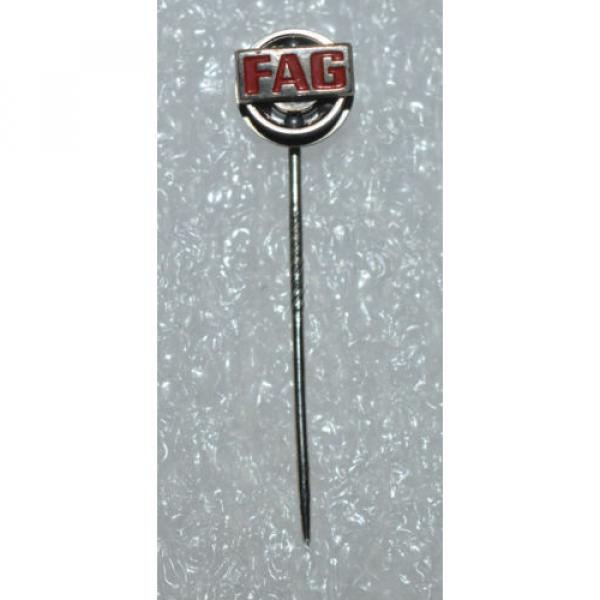 FAG Ball Bearings German Maker Car Auto parts vtg Rotating stick pin badge Rare #5 image
