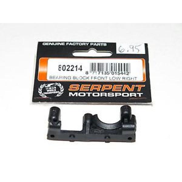 S977-1127 serpent 710 1/10 on-road car (#802214) Bearing Block Front Low Right ) #5 image