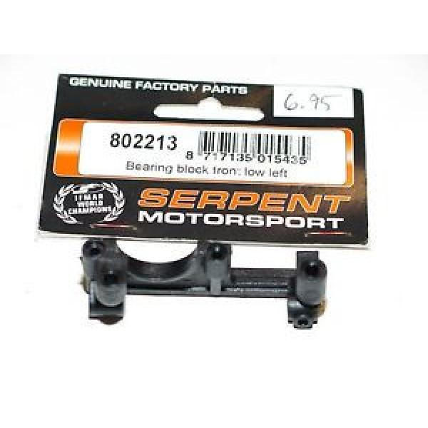 S977-0114 serpent 710 on-road car Serpent Bearing Block front low left 802213 #5 image