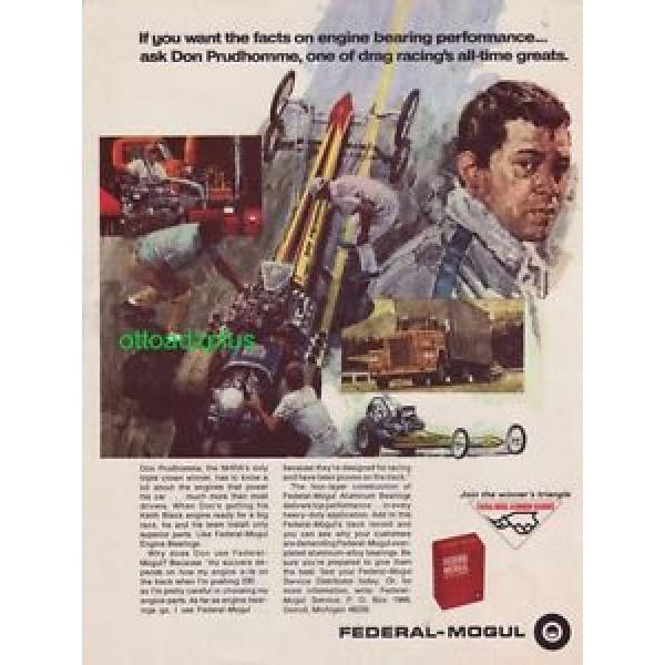 1970 Don Prudhomme - Wynn&#039;s Winder Hemi Slingshot - Federal Mogul Bearing ad #5 image