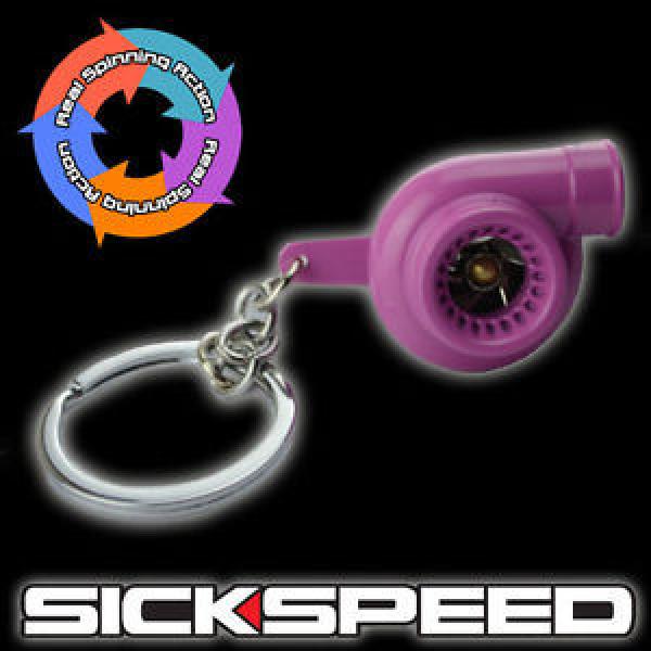 PINK METAL SPINNING TURBO BEARING KEYCHAIN KEY RING/CHAIN FOR CAR/TRUCK/SUV A #5 image