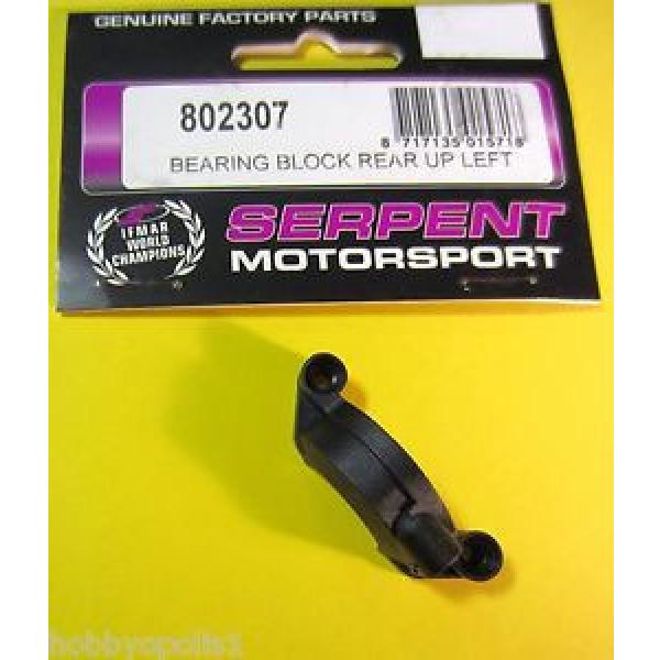 SERPENT Bearing Block Rear Up Left  802307: for their 710 4WD 1/10 200mm RC Car #5 image
