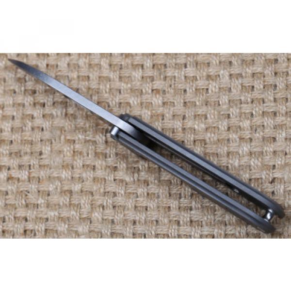 Pocket Folding Bearing Systems Knife Titanium Car Key S35VN High Hardness Blade #4 image