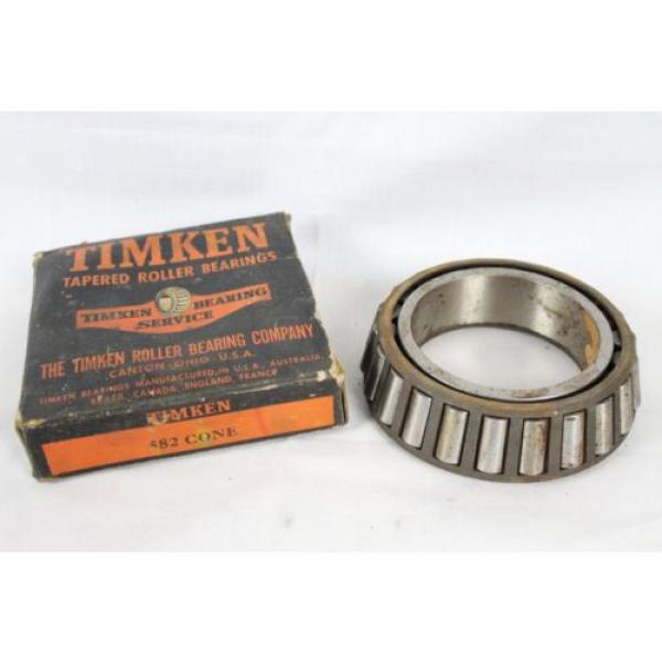 Vintage NOS New Timken 582 Cone Tapered Roller Bearing Antique Car Part w/ Box #1 image