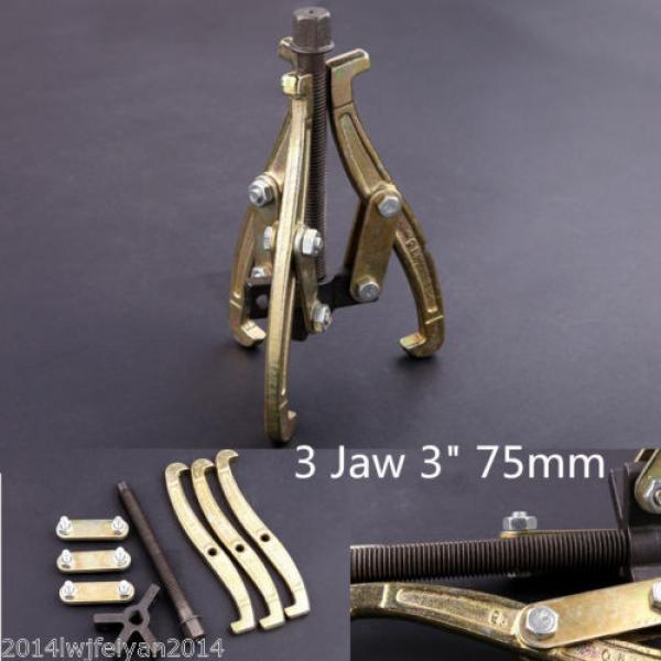 3&#034; 75mm Gear Puller 3 Jaw Reversible Legs External/Internal Pulling Repair Tool #1 image