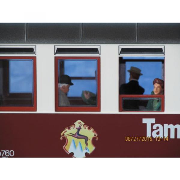 LGB #3307 &#034;Tamsweg&#034; Passenger Car w/ ball bearing wheels, lights &amp; passengers #5 image