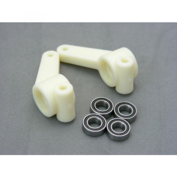 Team Associated 6002 RC10 Worlds Car Rear Knuckle Uprights w Wheel Ball Bearings #3 image