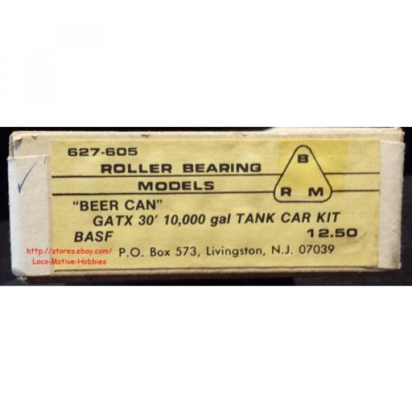 Roller Bearing 627-605  BASF GATX 30&#039; 10,000 Gal Beer Can TANK CAR Wyandotte Kit #2 image