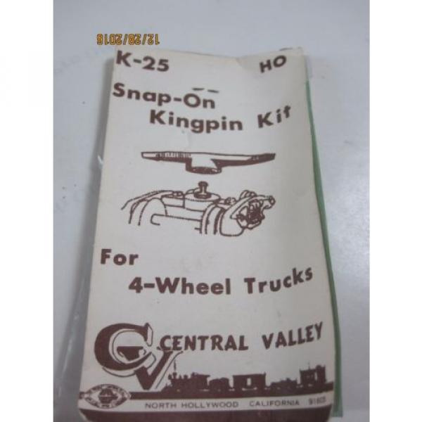 2 QTY SnapOn Kingpin Kit K-25 &amp; T-56 Roller Bearing for 4-wheel HO Car Trucks #4 image