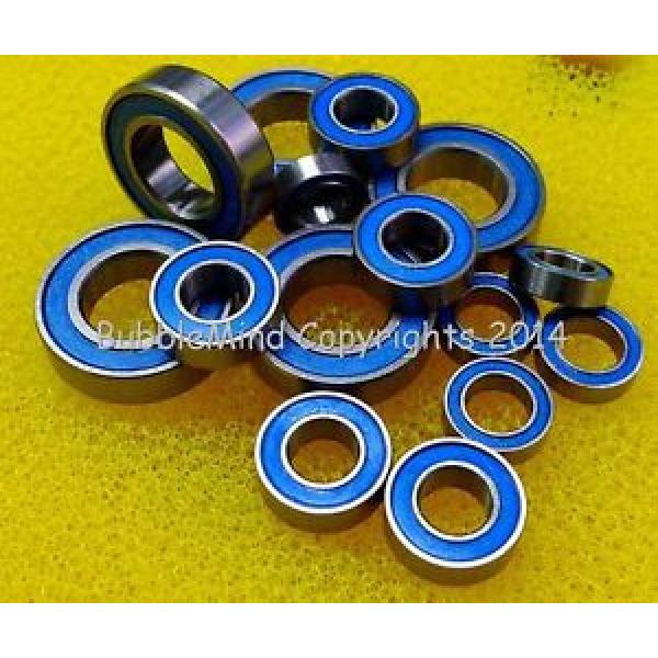 (BLUE) DURATRAX DELPHI INDY CAR Rubber Sealed RC Ball Bearing Bearings Set #5 image