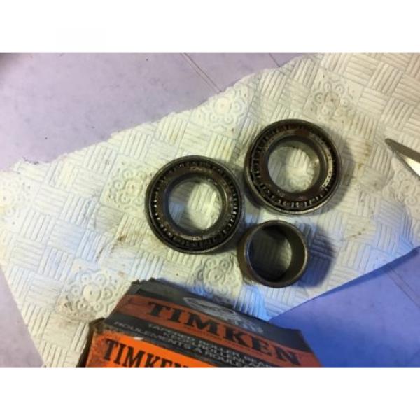 car wheel bearing set pair with spacer LM48548 boxed incomplete set UKPost £3 #5 image