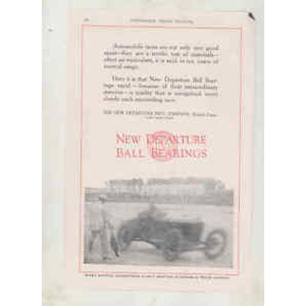 1920 ? Dirt Track Race Car New Departure Ball Bearings Ad wt8696 #5 image