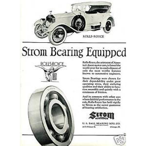 1923 STROM Bearing AD. ROLLS-ROYCE Convert, Wire Wheels #5 image