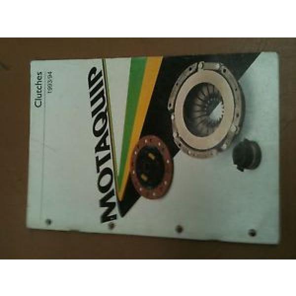 Clutch catalogue Motaquip 1993/94 78 pages car bearing plate cover kit x-ref. #5 image