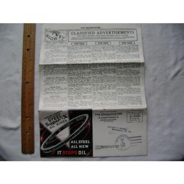 1938 Dealer Newsletter for McQuay-Norris Piston Rings, Valves, Bearings, company #5 image