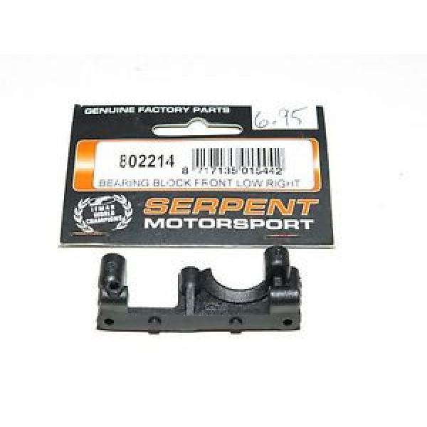S977-0128 serpent 710 on-road car (#802214) Bearing Block Front Low Right #5 image