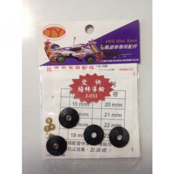Mini 4WD 1/32 car JY 18mm Roller With Ball Bearing. #4 image