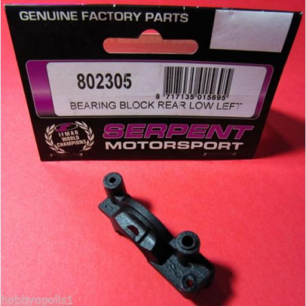 SERPENT Rear Lower Left Bearing Block for their 1/10 200mm 710 4WD Car  802305 #4 image