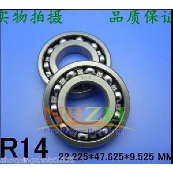 1pcs R14 open 22.225*47.625*9.525 MM Bearing Miniature Ball Radial Bearings inch #1 image