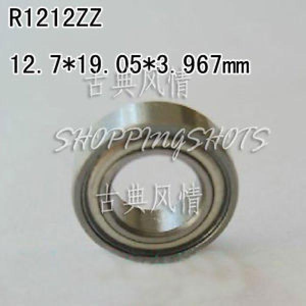 1pcs R1212 ZZ 1/2&#034;x 3/4&#034;x 5/32&#034; inch Miniature Ball Radial Ball Bearings R1212ZZ #1 image