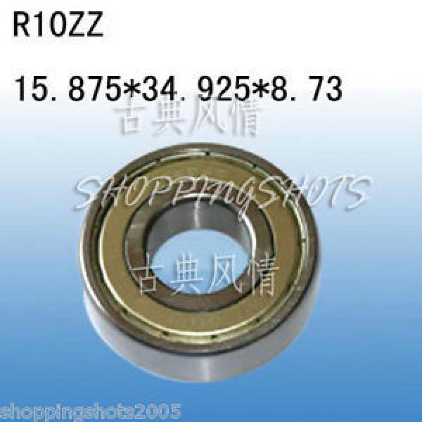 1pcs R10 ZZ 5/8&#034; x 1 3/8&#034; x 11/32&#034; inch Bearing Miniature Ball Radial Bearings #1 image