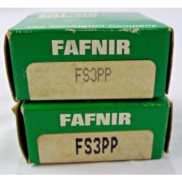 Lot 2 Torrington Fafnir Ball Bearings FS3PP Radial Deep Groove Free Shipping #1 image