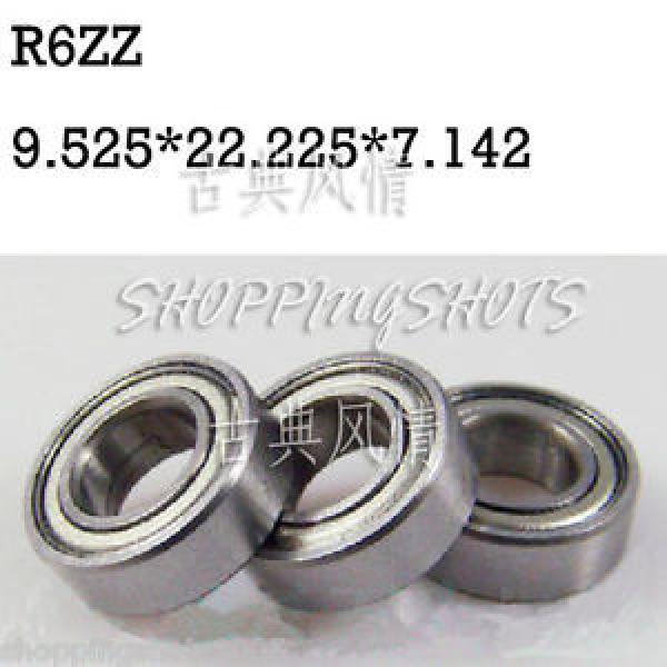 1pcs R6 ZZ 3/8&#034; x 7/8&#034;x 9/32&#034; inch Bearing Miniature Ball Radial Bearings R6ZZ #1 image