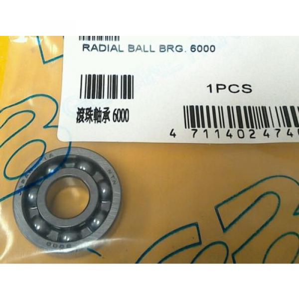 New NTN 6000 Radial Ball Bearing, Open, 10mm Bore Dia #2 image
