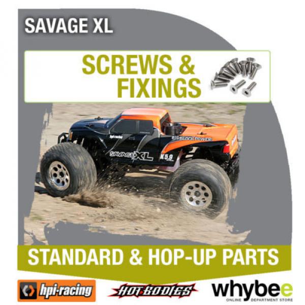 HPI SAVAGE XL [Screws &amp; Fixings] Genuine HPi Racing R/C Standard &amp; Hop-Up Parts! #1 image