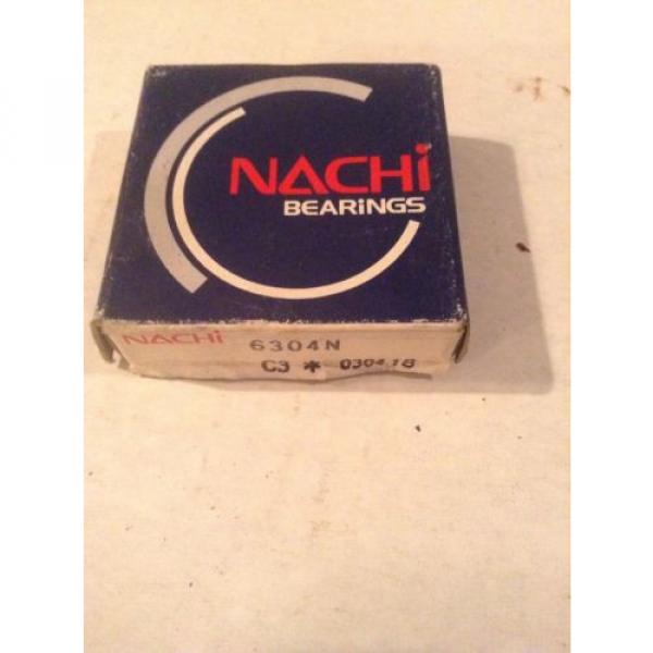 6304 Nachi open C3 20x52x15 20mm/52mm/15mm Ball Radial Ball Bearing #1 image