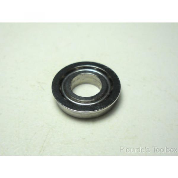 New MPB S184FC Radial Retainer Flanged Open Miniature Bearing, 1/4&#034; Bore #2 image