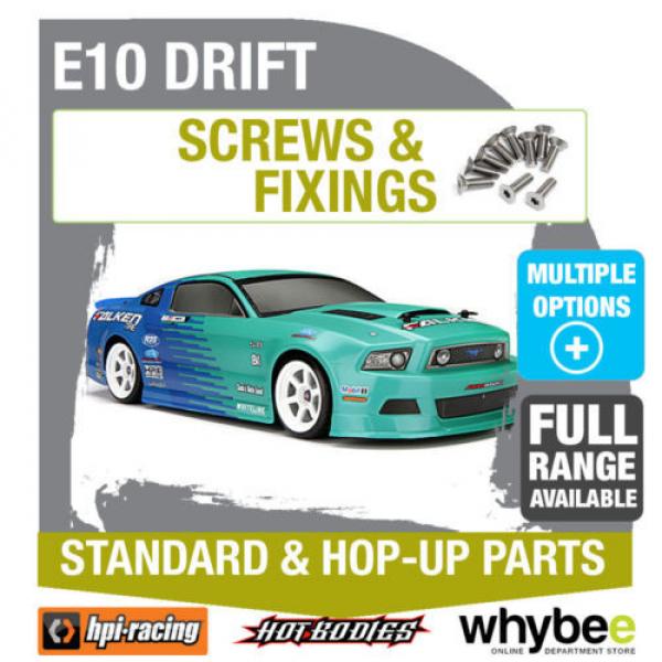 HPI E10 DRIFT CAR [Screws &amp; Fixings] Genuine HPi Racing R/C Parts! #1 image
