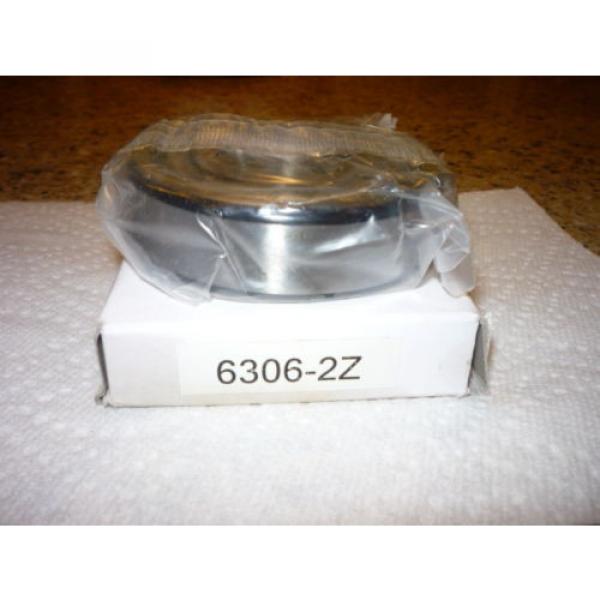 6306-2Z Radial Ball Bearing Double Shielded Bore Dia. 30mm OD 72mm Width 19mm #1 image