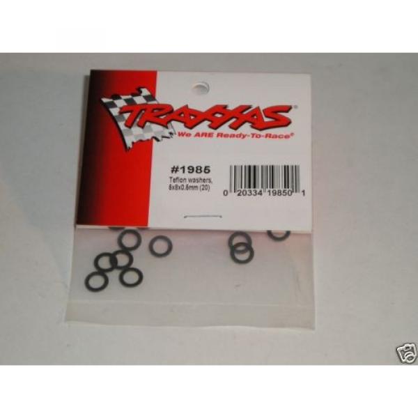 1985 Traxxas R/C Car Spares Washers x 20 Teflon 5x8x0.5mm Use With Ball Bearings #4 image