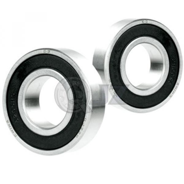 2x 99502H Quality Radial Ball Bearing, 5/8&#034; x 1-3/8&#034; x 0.433&#034; with 2 Rubber Seal #1 image