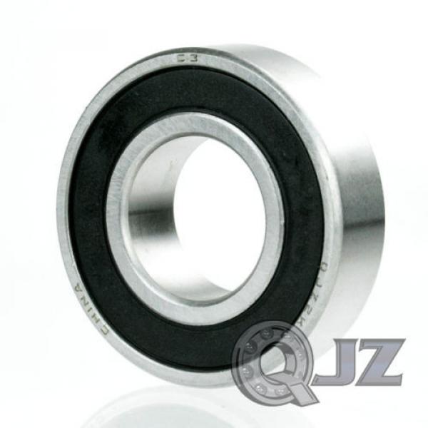 2x 99502H Quality Radial Ball Bearing, 5/8&#034; x 1-3/8&#034; x 0.433&#034; with 2 Rubber Seal #2 image