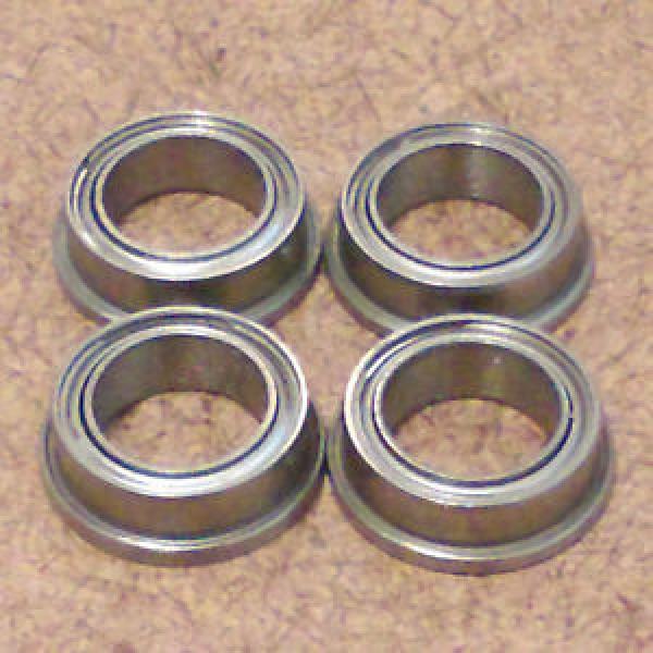 1/8 inch bore. 4 Radial Ball Bearing.FLANGED.(1/8 X 1/4 X 7/64). Lowest Friction #1 image