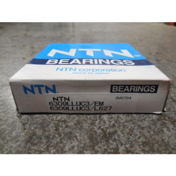 NEW NTN 6309LLUC3/EM Single Row Radial Ball Bearing 6309LLUC3/L627 #2 image