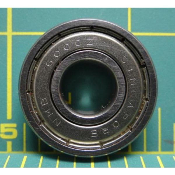 NMB 6000Z Single Row Radial Ball Bearing 10mm ID, 26mm OD, 8mm Width #2 image