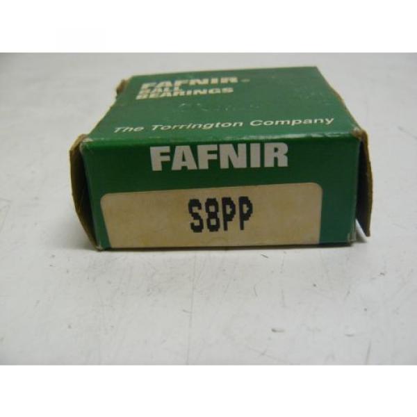 NEW FAFNIR S8PP BALL BEARING RADIAL 3/4IN BORE 1-5/8IN OD 7/16IN W #2 image