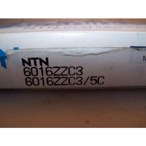 NEW NTN 80mm BORE RADIAL DEEP GROOVE BALL BEARING 6016ZZC3/5C #2 image
