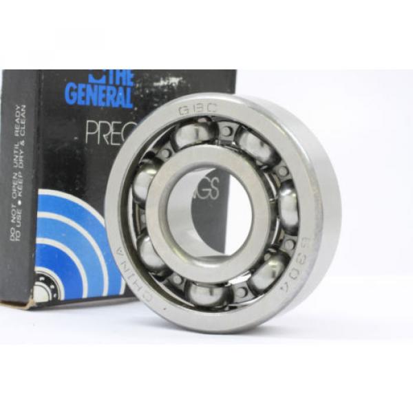 GBC 6304-00-30E Single Row Radial Bearing EQUAL 6304 20x52x15 Open Ball Bearing #3 image