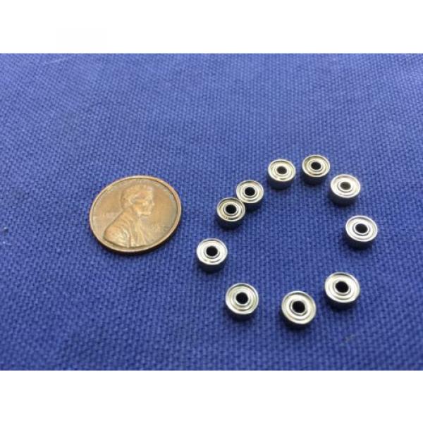 10x Miniature Rubber Sealed Metal Shielded Metric Radial Ball Bearing 692ZZ A10 #1 image